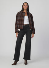 BROWN/BLUE PLAID