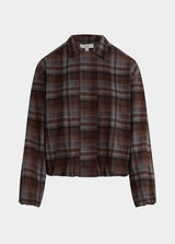 BROWN/BLUE PLAID
