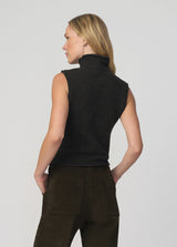 THE STEVIE SLEEVELESS ROLL NECK SWEATER