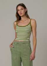 FERN PESTO STRIPE