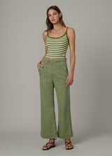 FERN PESTO STRIPE