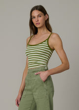 FERN PESTO STRIPE