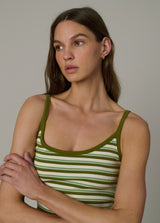 FERN PESTO STRIPE