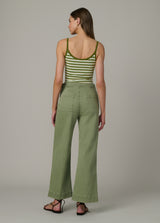 FERN PESTO STRIPE