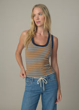 HONEY NAVY STRIPE