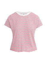 CHERRY RED WHITE STRIPE