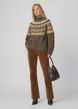 THE ELVA FAIR ISLE SWEATER