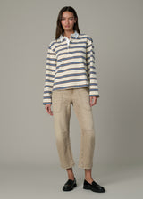 ECRU AZURE MULTI STRIPE