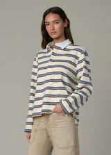 ECRU AZURE MULTI STRIPE