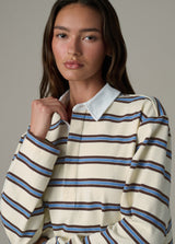 ECRU AZURE MULTI STRIPE