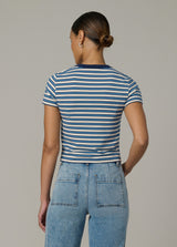 ECRU AZURE STRIPE