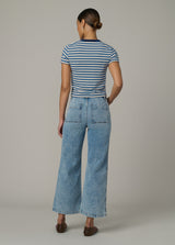ECRU AZURE STRIPE