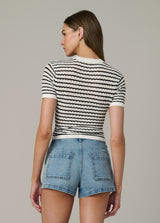 MILK/BLACK STRIPE