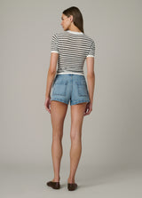 MILK/BLACK STRIPE