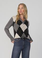THE LONG SLEEVE CASHMERE POLO