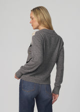 THE LONG SLEEVE CASHMERE POLO