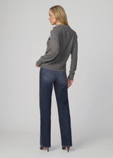 THE LONG SLEEVE CASHMERE POLO
