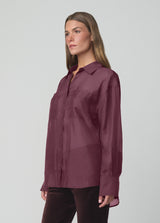 THE ORGANZA BOYFRIEND SHIRT