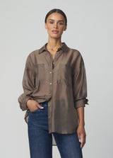THE ORGANZA BOYFRIEND SHIRT
