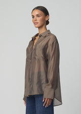 THE ORGANZA BOYFRIEND SHIRT