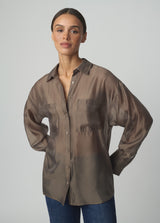THE ORGANZA BOYFRIEND SHIRT