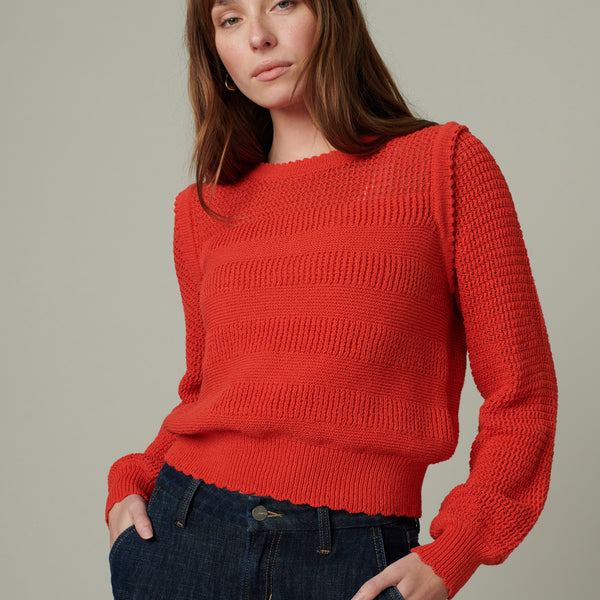 トップス KAJA PLATING CREW KNIT OVY KAJA PLATING CREW KNIT | KAJA KAJA PLATING CREW KNIT OVY Mサイズ