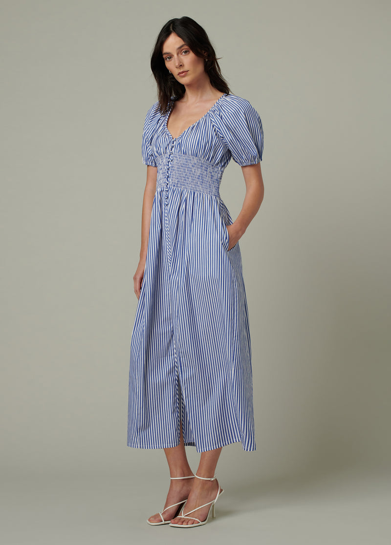 NAVY WHITE STRIPE