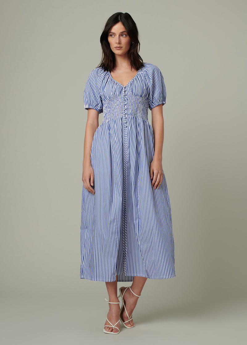 NAVY WHITE STRIPE