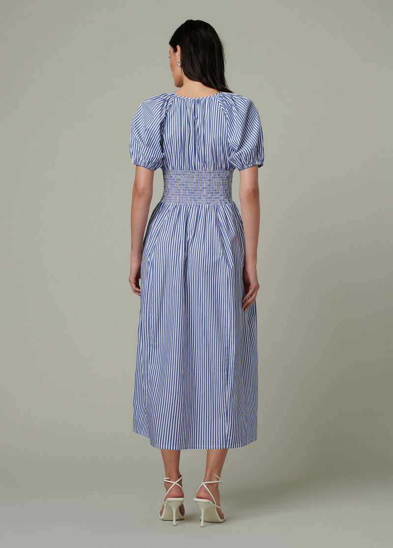 NAVY WHITE STRIPE