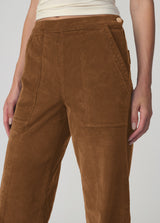 THE CORDUROY SIDE ZIP WIDE LEG