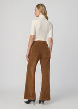 THE CORDUROY SIDE ZIP WIDE LEG