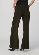 THE CORDUROY SIDE ZIP WIDE LEG