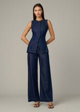 THE CLEAN DENIM TROUSER