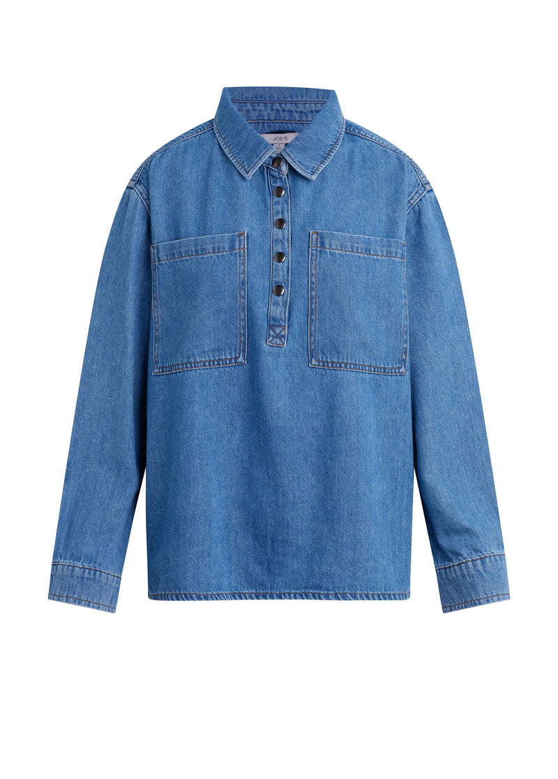 The Easy Denim Popover Shirt | Women's Tops – Joe's® Jeans