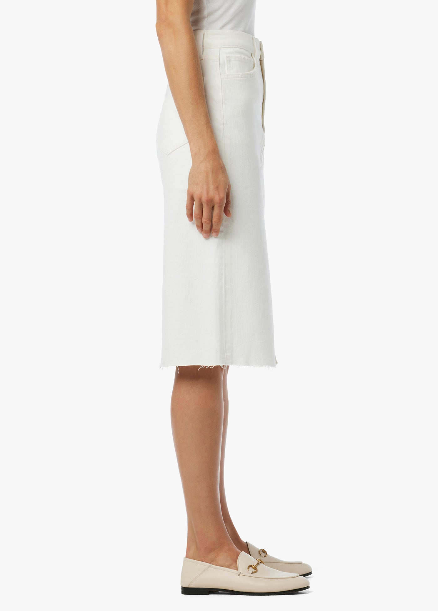 スカート Jil Sander FW24 White organdy skirt (J01MA0144J45014 100) Off-White Pleated Midi Skirt by Jil Sander on Sale