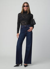 Joe's Jeans Womens  Wide Leg Denim Pants