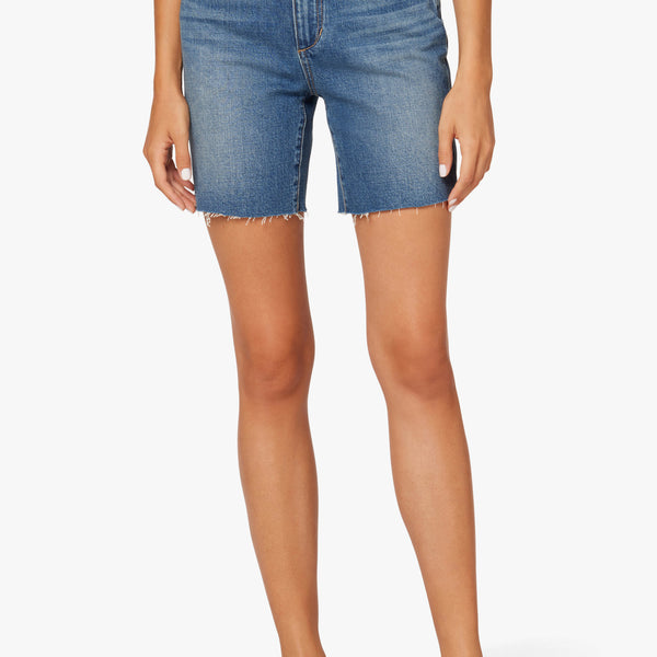 【YOURNUS】Eternal Roll-up Bermuda Denim Joe's Jeans womens High Rise Bermuda Denim Shorts, The
