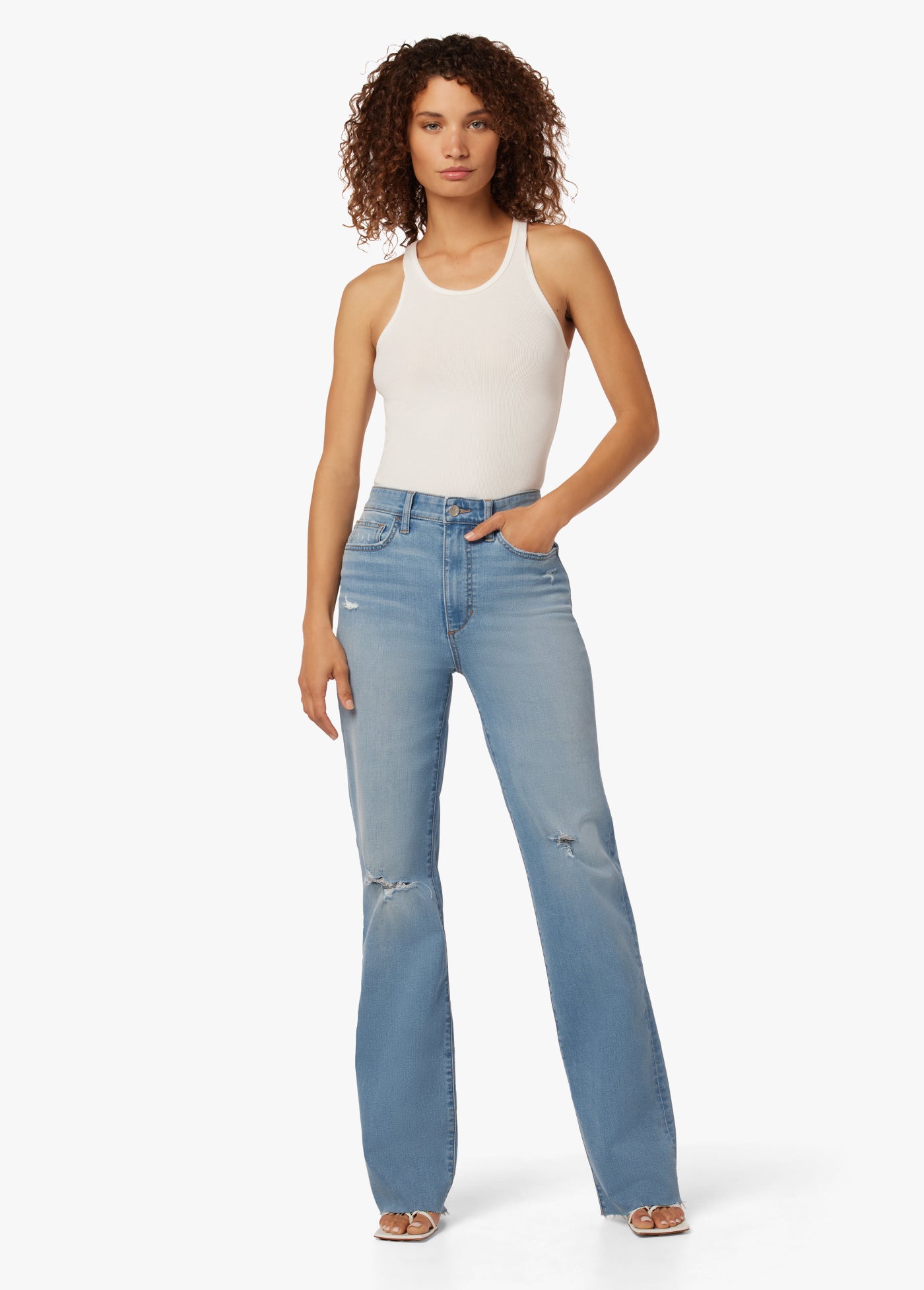 Sofia Jeans Women's Margot Wide Straight High Rise Jeans