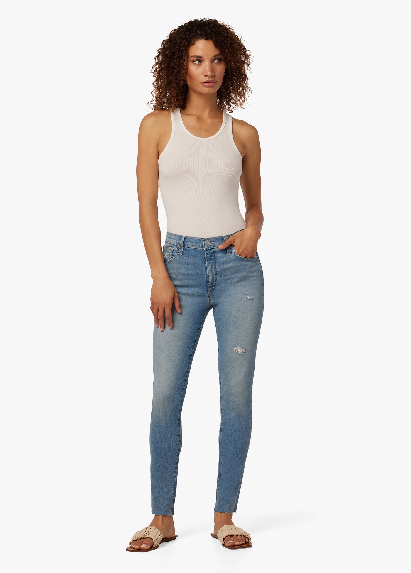 デニム・ジーパン   High-Rise Skinny Ankle-Fit Jeans HIGH RISE SKINNY ANKLE – Joe's® Jeans