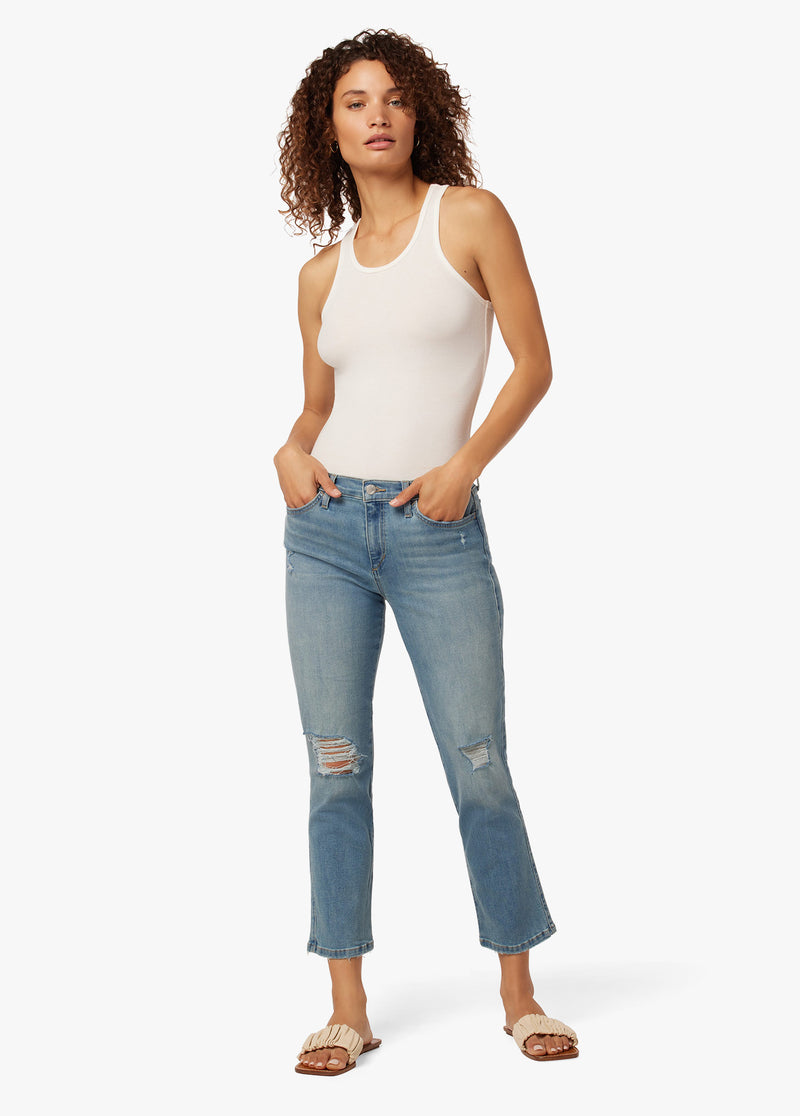 Straight-fit cropped jeans - Women