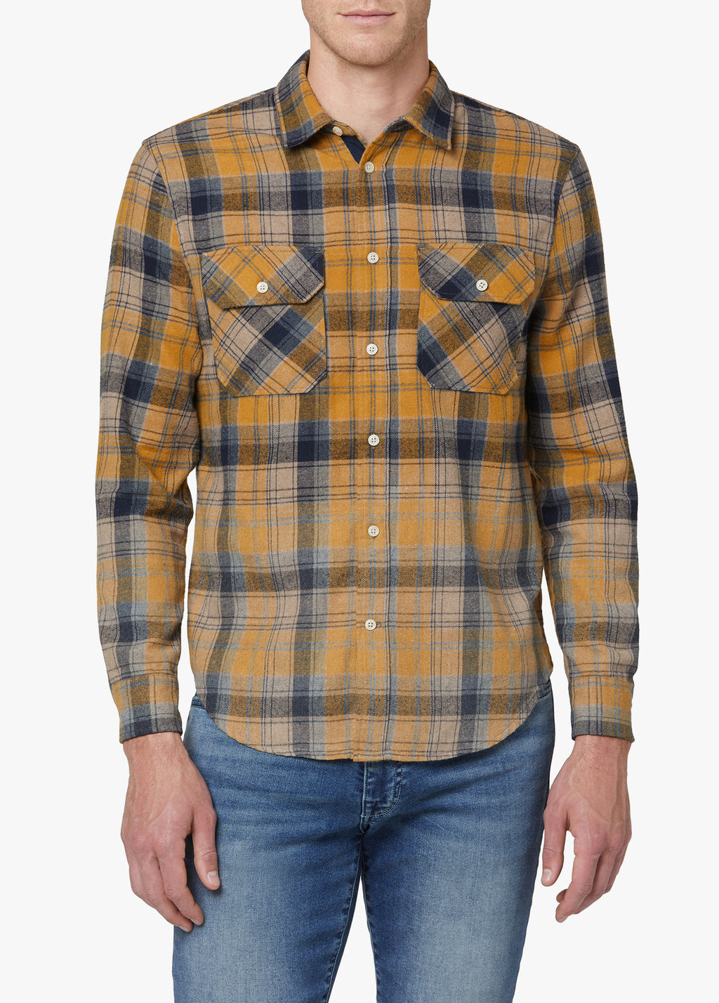 yellow chamois shirt