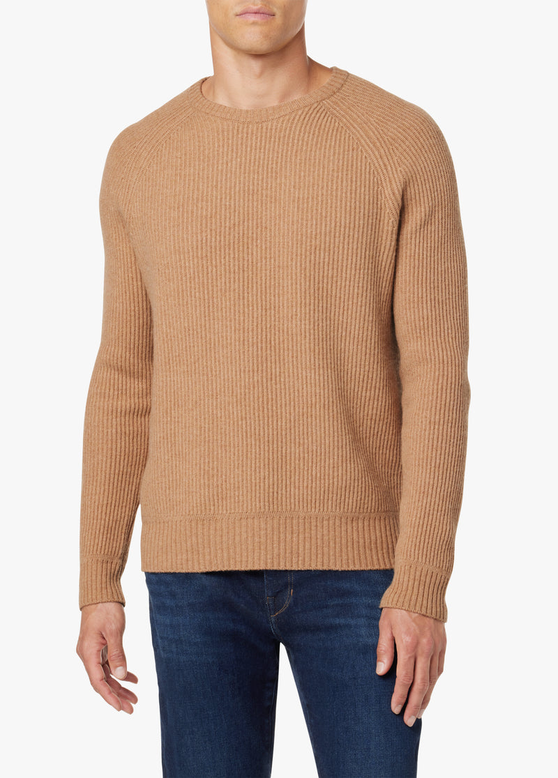 TEXTURED CREWNECK SWEATER