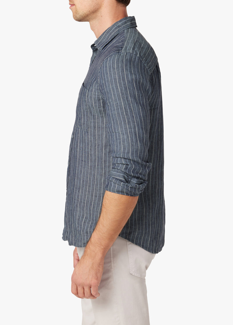 INDIGO PINSTRIPE