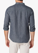 INDIGO PINSTRIPE