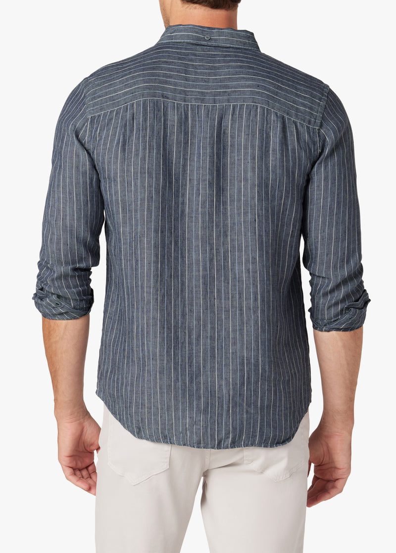 INDIGO PINSTRIPE