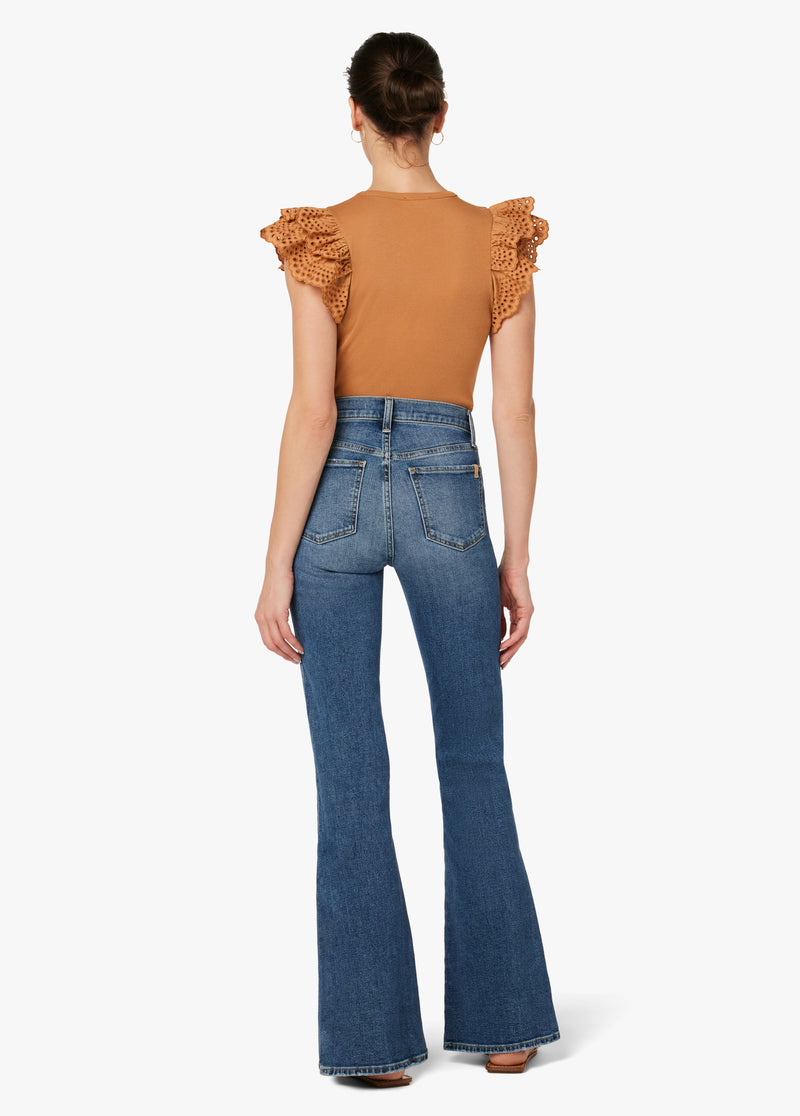 Pull On Ava Daring Flare Jean Rinse – B Jenney